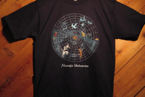 NAVAJO Universe Black T-Shirt